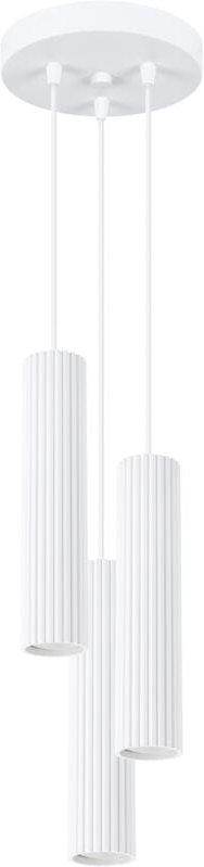 Amber 3 Gu10 Hänglampe Weiss Alu Lumilo 15.531.38