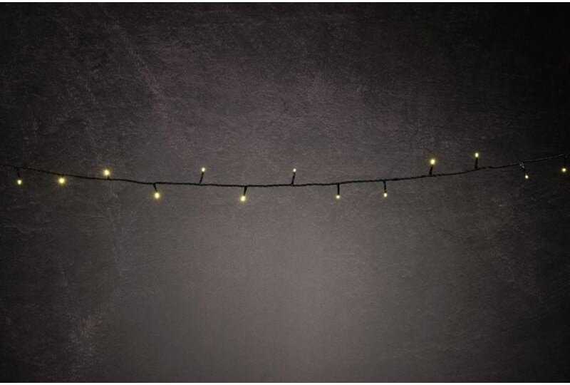 TrendLine LED-Lichterkette Classic Außen 2,8 m warmweiß mit Timer, Dimmer Lichterketten