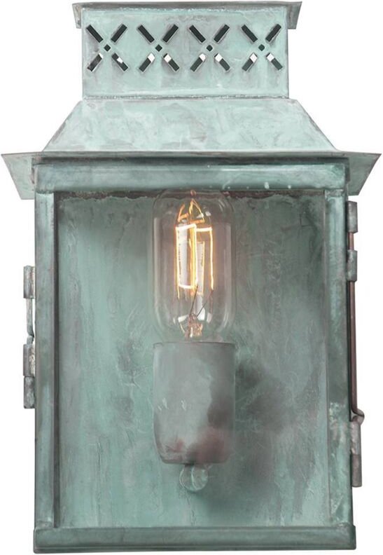 Elstead - Lambeth Palace - 1 Licht Außenwandlaterne Licht Grünspan IP44, E27