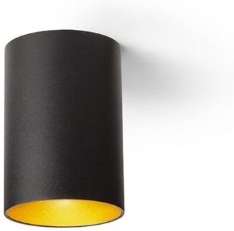 Rendl Light - Zylindrische Deckenleuchte connor schwarz/gold 230V led GU10 10W
