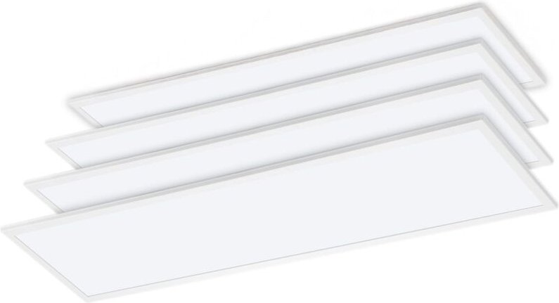Arum Lighting - Set mit 5 LED-Leuchtplatten 48W 1200 x 300 mm Farbtemperatur: 4000K neutralweiß