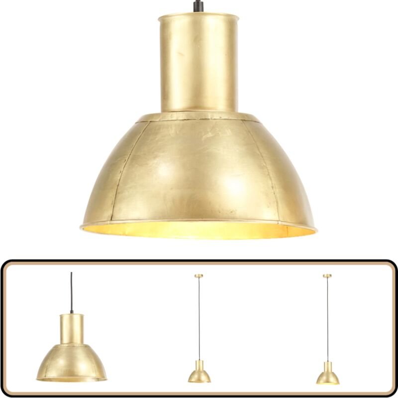 Hängelampe 25 w Messing Rund 28,5 cm E27 - Vidaxl