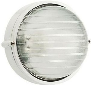 Kleine E27 weiße runde industrielle Deckenleuchte