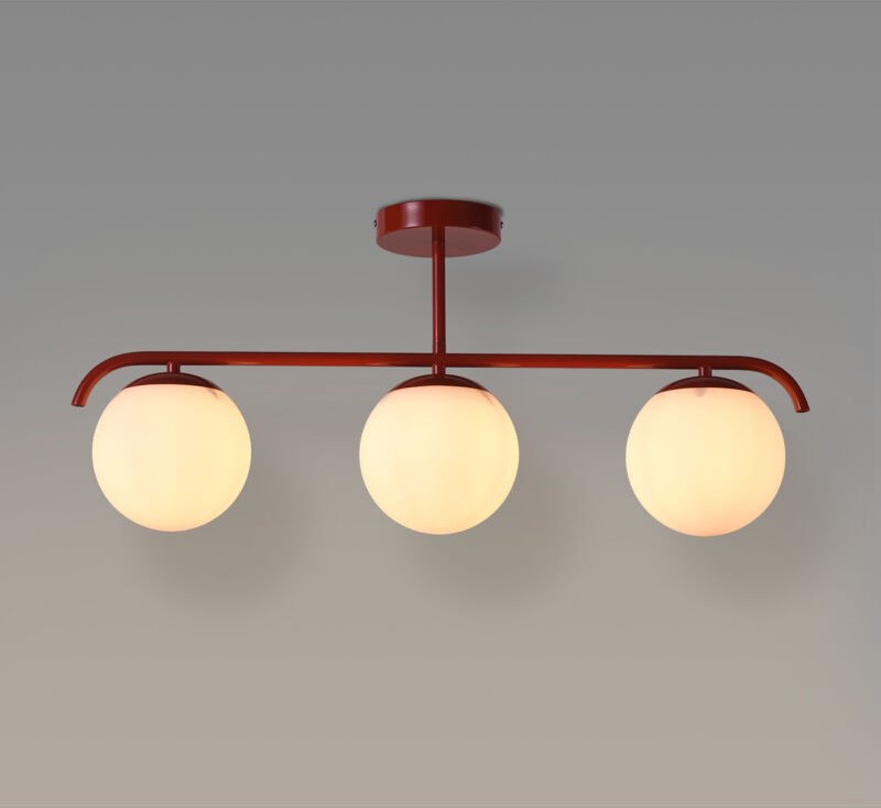 Dreifach Opalglaskugel Deckenleuchte „Talí“ - 3 x E27