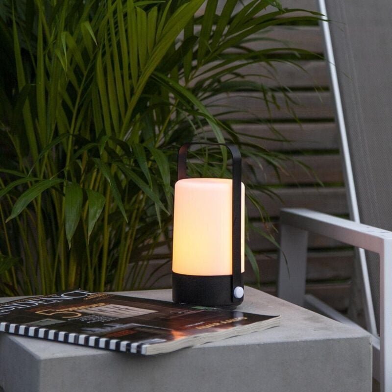 Trading Batterie Tischleuchte Flame Lantern - Star