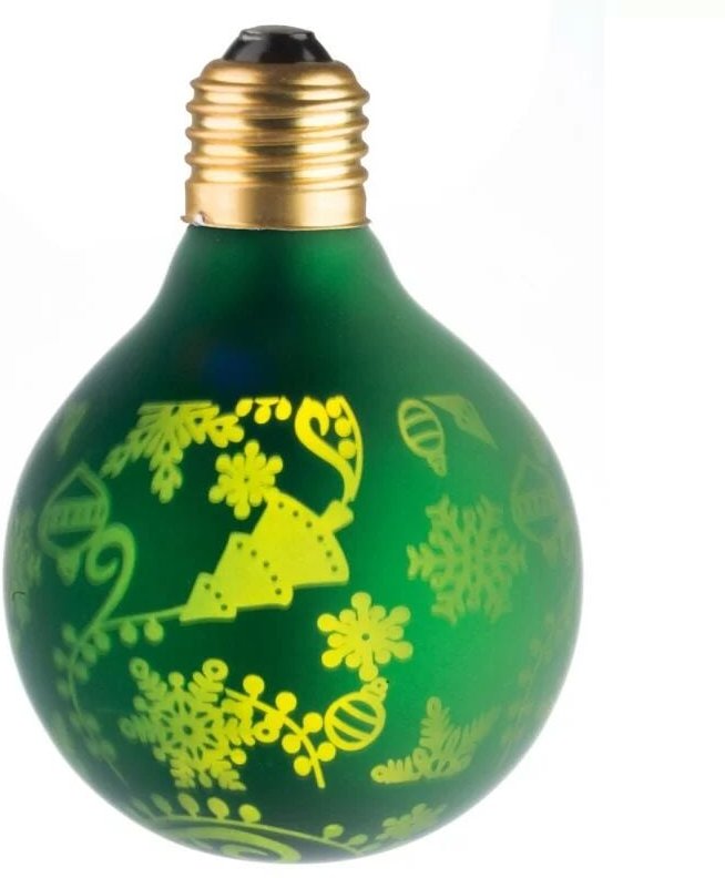 Ecolicht - 30080130001 Ampulle E27 led 0,5W G80 360° - Dekor "Vert Sapin"