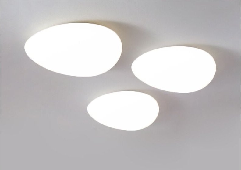 Modern led Deckenleuchte Design Kreative Deckenlampe Metal Acryl Schlafzimmerlampe Kaltweiß Licht - 3Pcs
