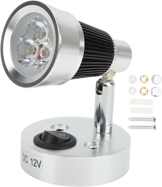 LED-Scheinwerfer für Wohnmobile, Nachttischlampe für Boote, 90° verstellbar, gute Wärmeableitung, für Wohnmobile, Anhäng...