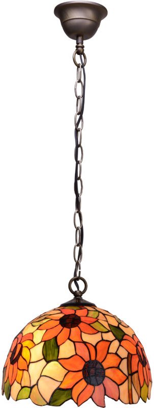 Deckenpendelleuchte mit Kette und Lampenschirm mit 20 cm Durchmesser der Diamond-Serie