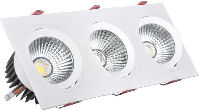 LED Downlight Einbaustrahler 30W Rechteckig Madison Ausschnitt 315x95 mm 4000K Neutralweiß
