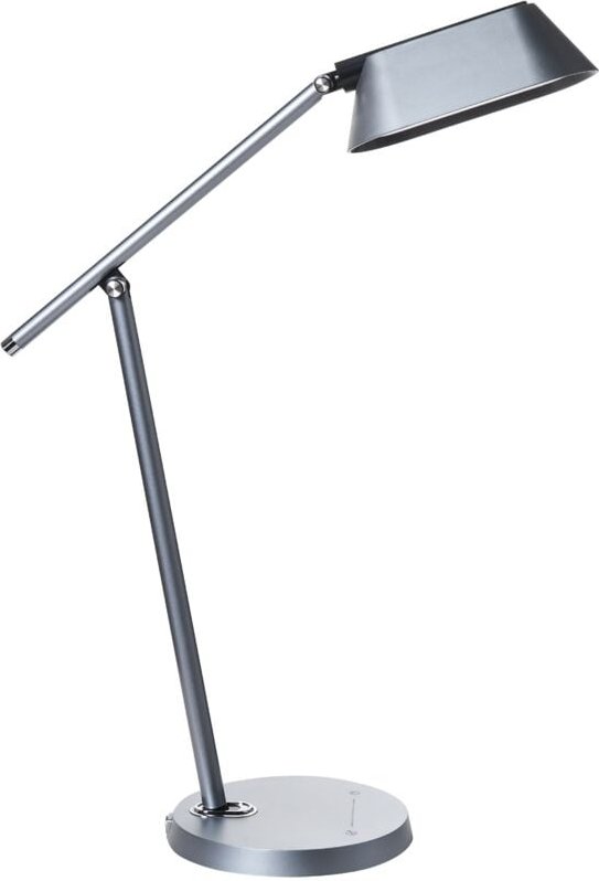 LED Schreibtischlampe LEONIS mit Dimmer Grau