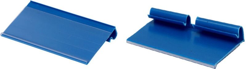 Ersatz-Etikettenhalter de Kunststoff für blauen Haken edm