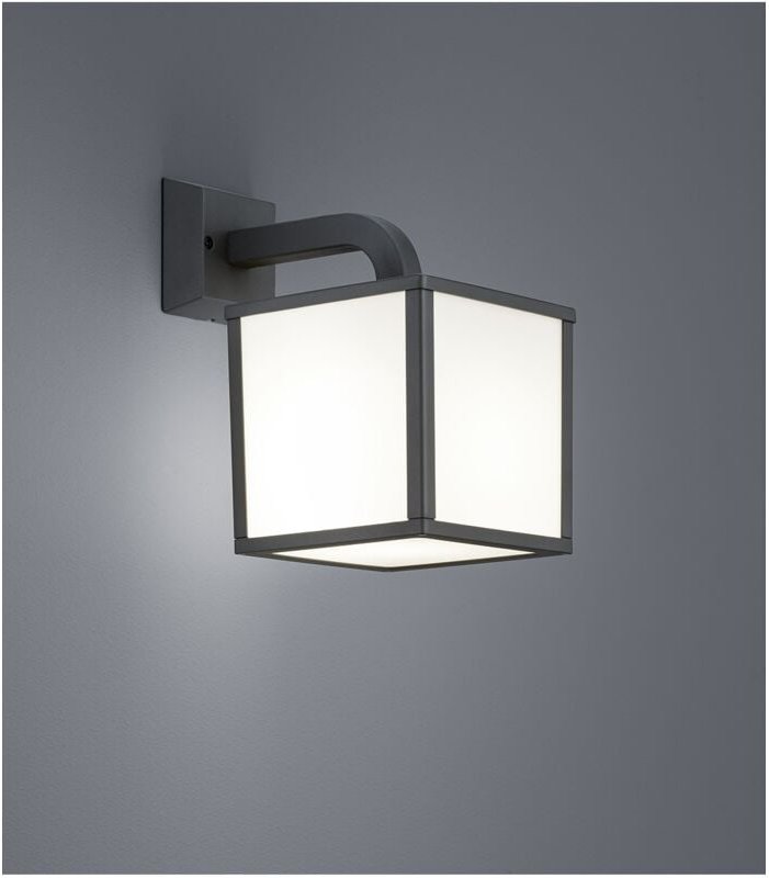 Applikation Cube Led per Esterno Cubango Anthrazit IP54 Trio Lighting