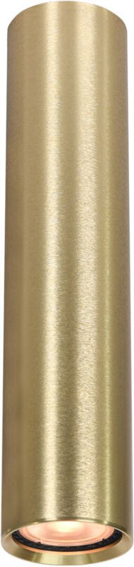 Moderner goldener runder Deckenstrahler 24 cm für Küche Wohnzimmer 1xGU10 10W LOPUS Italux