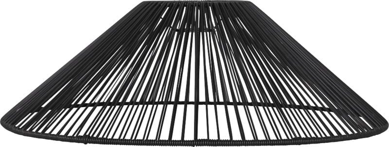 Star Lampenschirm Vide, schwarz, 58x18,5 cm, für E27,