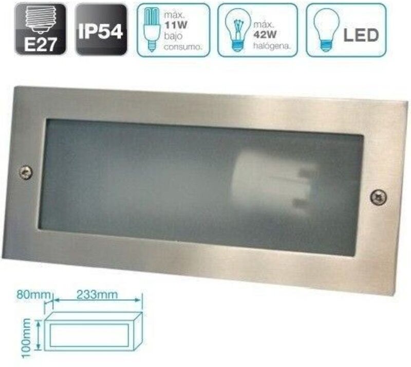 GSC - Wandeinbauleuchte aus Aluminium 0700791