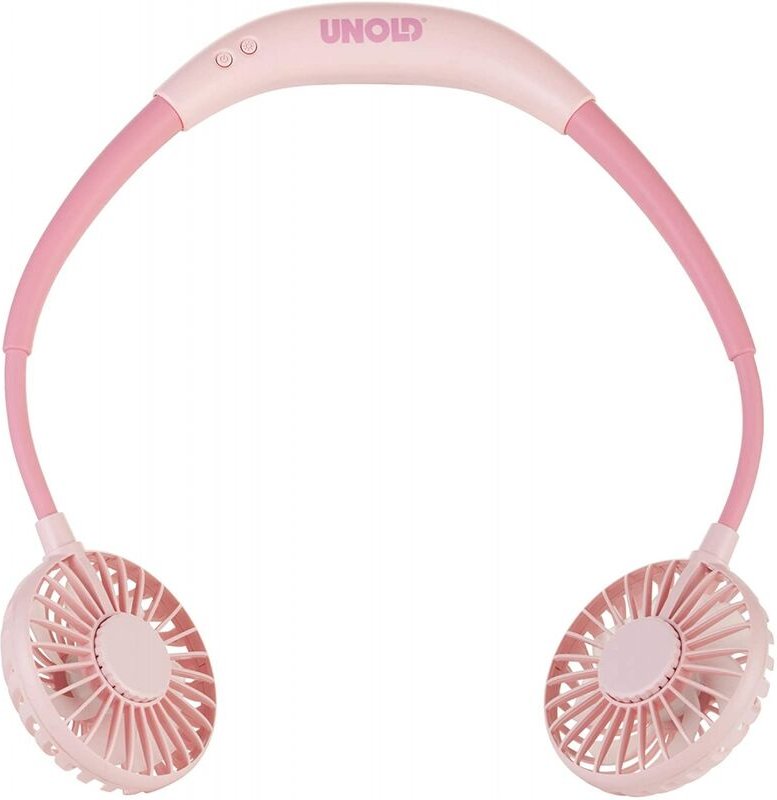 Unold Breezy, Ventilator ,rosa, Nackenventilator