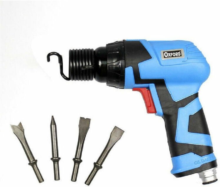 Trade Shop Traesio - Trade Shop - hammer meissel druckluft abbruchbohrer 4 spitzen zubehör -