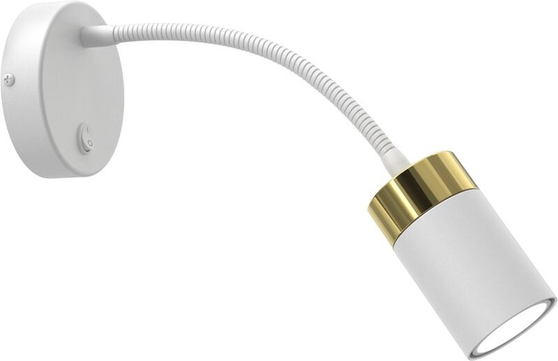 JOKER WEISS/GOLD Flex-Wandleuchte 1xGU10