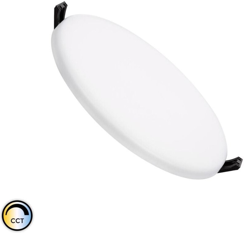 Efectoled - led Einbaustrahler flach 18W cct Rund Surface Ausschnitt ø 155 mm IP54 Wählbar (Warm-Neutral-Kalt)