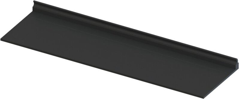 Ablage passend zu Wandleuchte Sign, Ablage 284mm, Aluminium schwarz - L&s