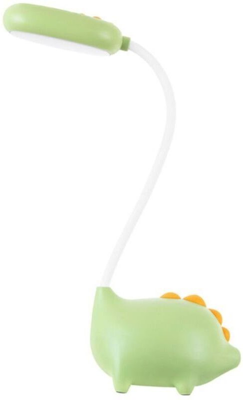 Flexible USB-Touch-Schreibtischlampe in Dinosaurierform, LED-Schreibtischlampe mit flexiblem Hals, Helligkeitsregulierun...