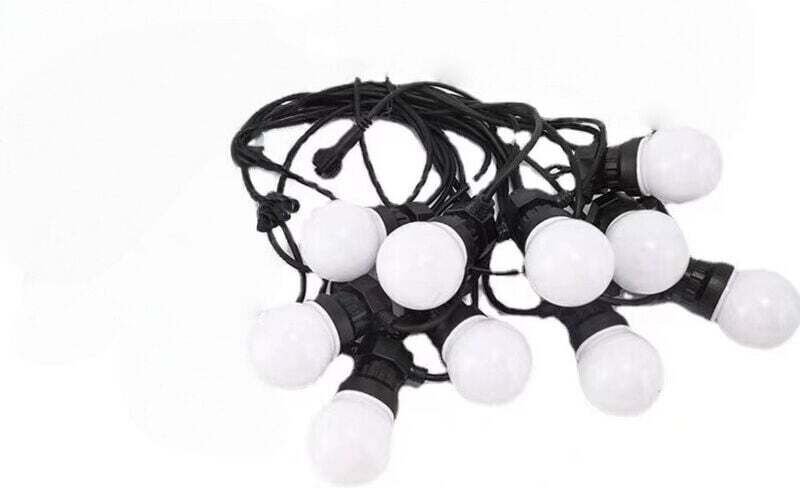 Bunte Lichterkette, ideal für Weihnachtsdekorationen, Hochzeiten und Partys sowie für eine gemütliche Atmosphäre beim Ca...