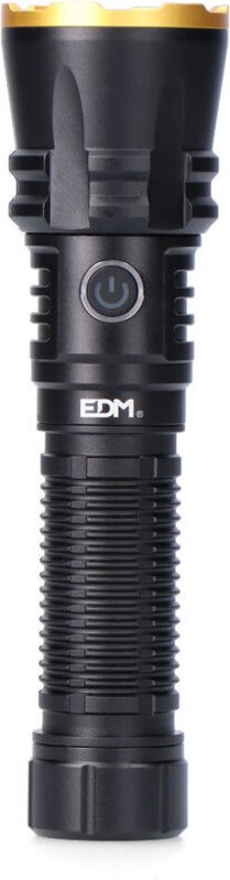 Wiederaufladbare LED-Taschenlampe mit großer Reichweite (20 w, 9000 k, 1800 lm) IP65 mit 3 bis 10 Stunden Autonomie