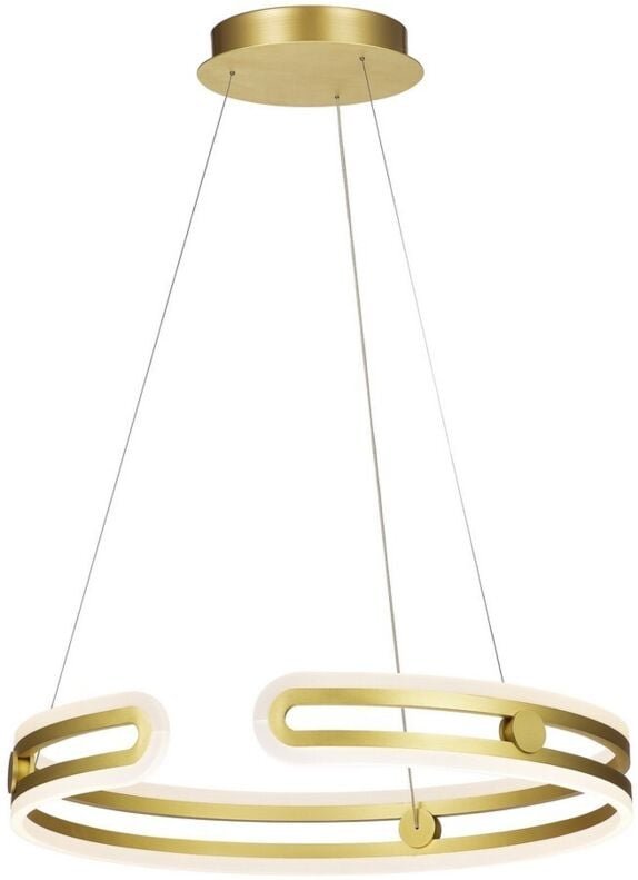 Italux Kiara - Moderner LED-Anhänger Golden, Warmweiß 3000K 4830lm Dimmbar