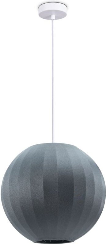 Hängelampe Pendellampe Wohnzimmer Schlafzimmer Esszimmer Modern Nylon E27 Grau, Pendelleuchte - Typ 3 - Paco Home