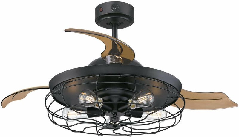 Deckenventilator Dunlin mit led und Fernbedienung