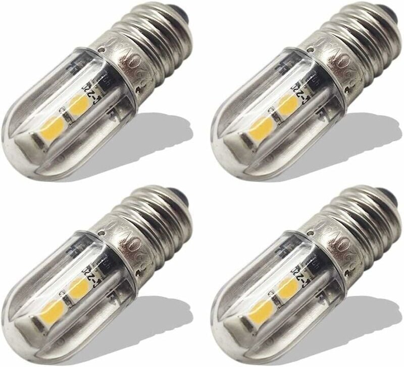 XVX - E10 LED-Glühbirne, 220 v, 230 v ac, energiesparendes LED-Licht, 8 mm Schraubsockel, 3030 4 SMD-Chipsätze, LED-Nach...