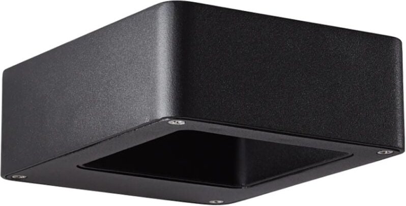 Golda led Außenwandleuchte - schwarz, 7W integriert, 660 Lumen, warmweiß (3000K), IP54 spritzwassergeschützt, Up- & Down...