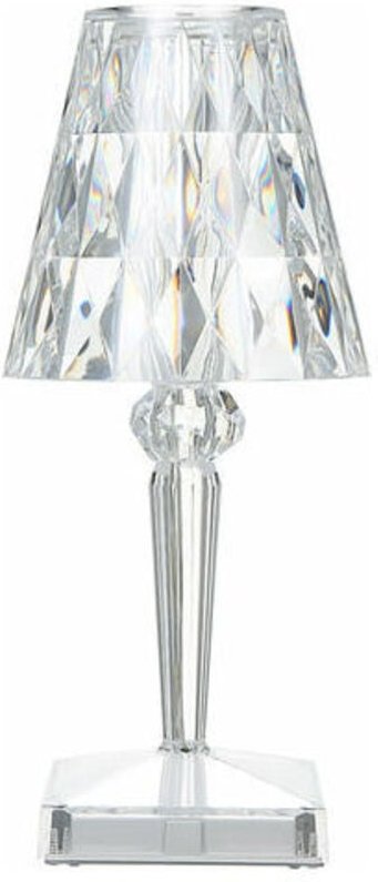 Lampada da tavolo in cristallo diamantato, lampada da comodino, luce notturna, atmosfera da camera da letto, temperatura...