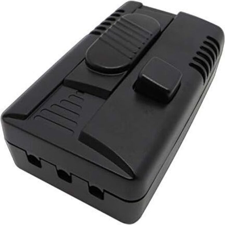 103 x 60 x 32 mm LED-Fußdimmer (2-teilig) mit 2 Ausgängen: Dimmer und Schalter, stufenlos einstellbare Helligkeit, für L...