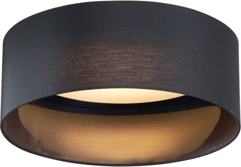 Moderne Deckenleuchte Schwarz Transparent 40cm inkl. led 3-Stufen Dimmbar - Sue