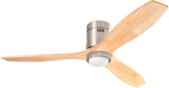 Energiespar Deckenventilator Stem helles Holz