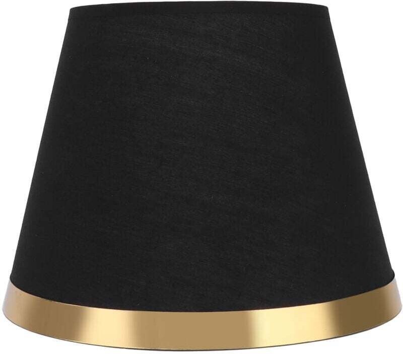 Lampenschirm aus Stoff im europäischen Stil, moderner Lampenschirm für E27-Tischlampe, Stehleuchte, SuppliesPX125, Schwa...