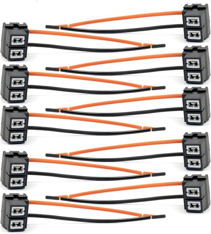 Keramikfassung H4 Würfel für 12V/24V Beleuchtung x 10