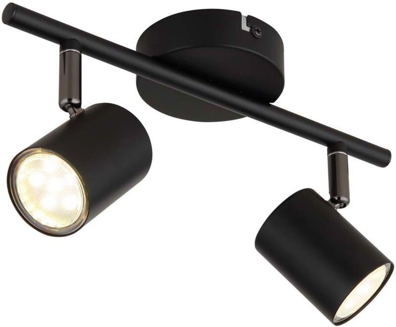 Thumbnail - Deckenleuchte Deckenspot Spotleuchte schwarz matt drehbar schwenkbar L 28 cm