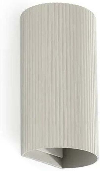 Sole runde grau gestreifte Wandleuchte 40544