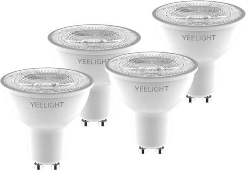 Yeelight yldp004 w1 gu10 dimmbare intelligente Glühbirne por wi-fi 4 Stk.