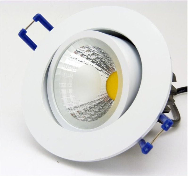 Trade Shop Traesio - Trade Shop - 3W 5W 7W 12W 20W 30W cob-led-einbau-spotlight mit federn und hohen leistungsflossen - ...