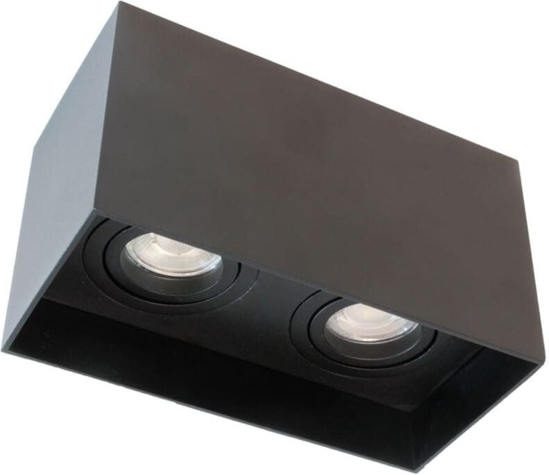 Clark Strahler 2xGU10 neigbar schwarz