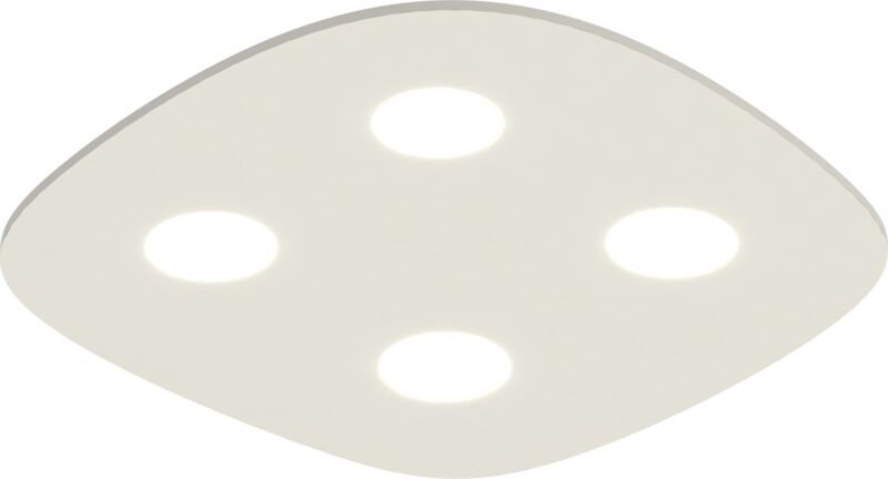 Thumbnail - River free 4x plafoniera monocolore lucido