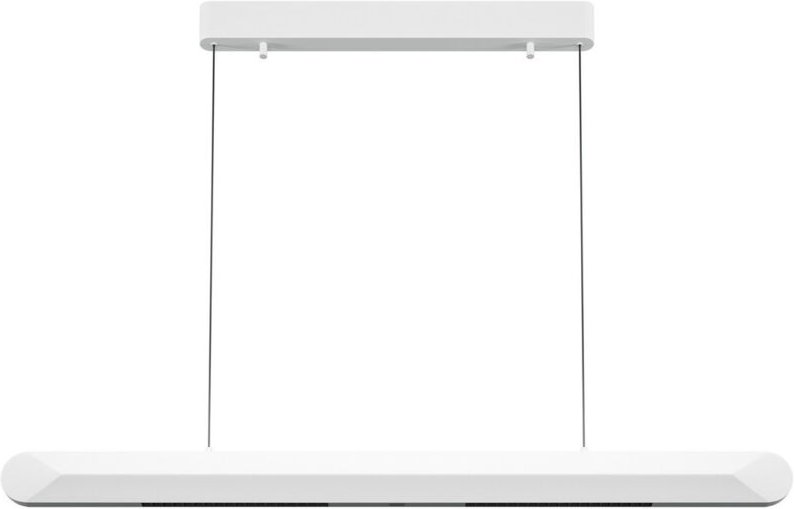 Maytoni Motion Moderne Bar-Pendel-Deckenleuchte, dimmbar, Weiß, 3000 K, 2500 lm