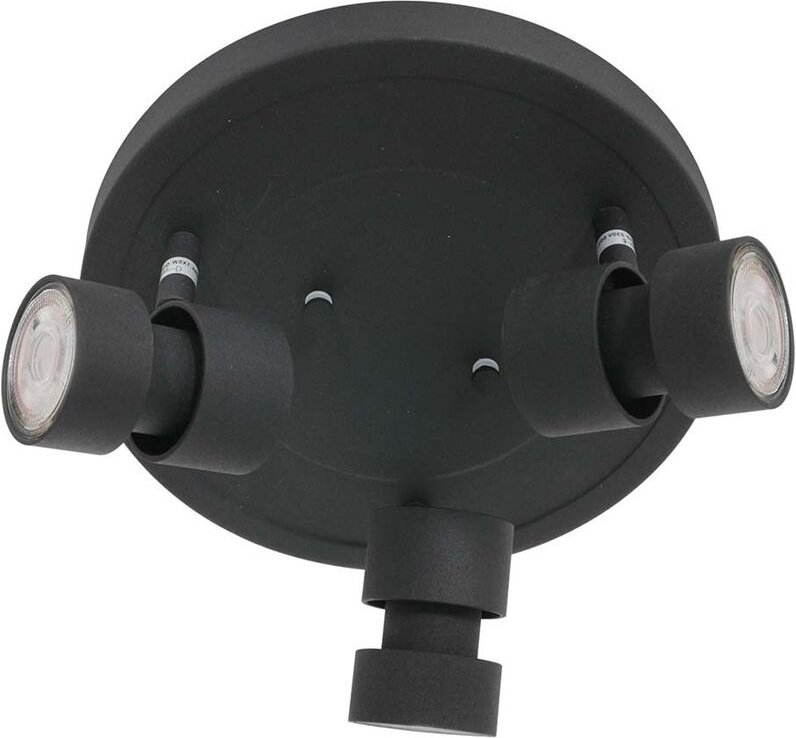 Spot - Natasja led - schwarz - metall - ø 28cm - - Steinhauer