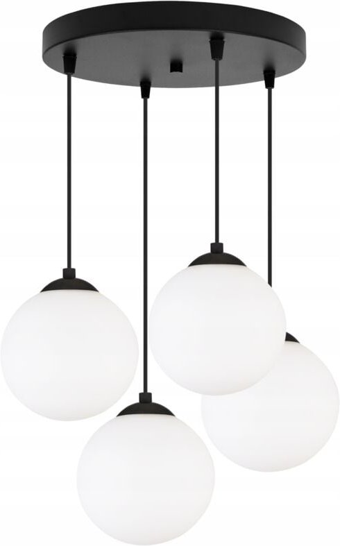 Thumbnail - DECKENHÄNGELAMPE, KUGEL, SCHWARZ, LED, 15cm