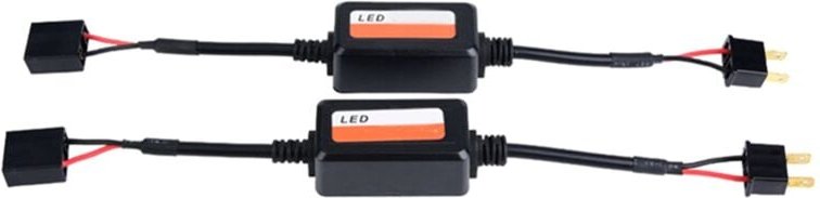 2Er-Pack H7-Kfz-Lastwiderstand-Fehlerbeseitiger, LED-Decoder, Canbus-Wireless-Lichtadapter