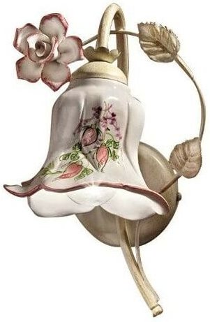 CLASSIC PISA C1201, Wandleuchte Ceramic Applique, Ferroluce